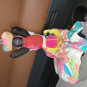 1950's‎ Jamaican Caribbean Ethnic Folk Art Doll Vintage Handmade Souvenir